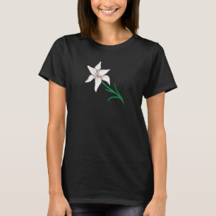 White Lily Flower T-shirt
