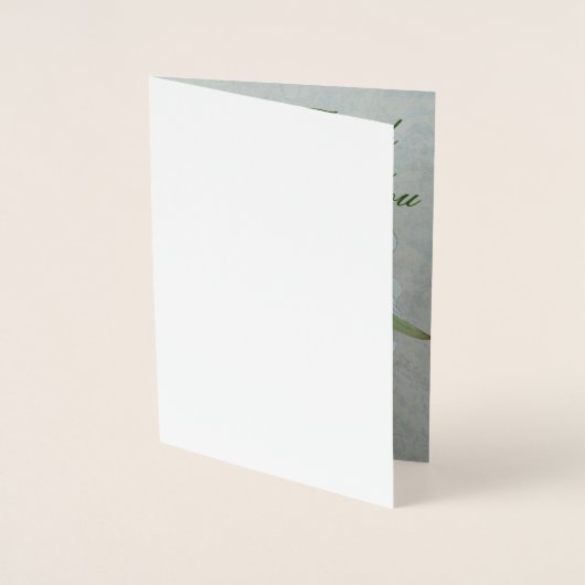 White Lily Folie Kaarten (Voorkant)