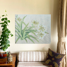 White Lily Foto Afdruk