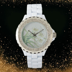 White Lily Horloge