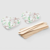 White Lily Illustration Handwaaier (Niet-gemonteerd)