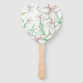 White Lily Illustration Handwaaier (Voorkant)