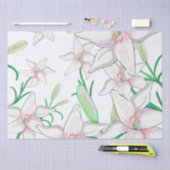 White Lily Illustration Tissuepapier (Craft)