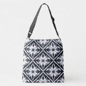 White Lily Inside a Diamond Crossbody Tas (Achterkant)