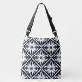 White Lily Inside a Diamond Crossbody Tas (Voorkant)