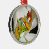 White Lily Metalen Ornament (Rechts)