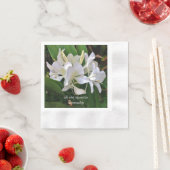 White Lily Napkins Servet (Insitu)