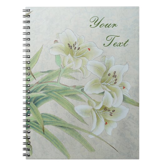 White Lily Notitieboek (Voorkant)