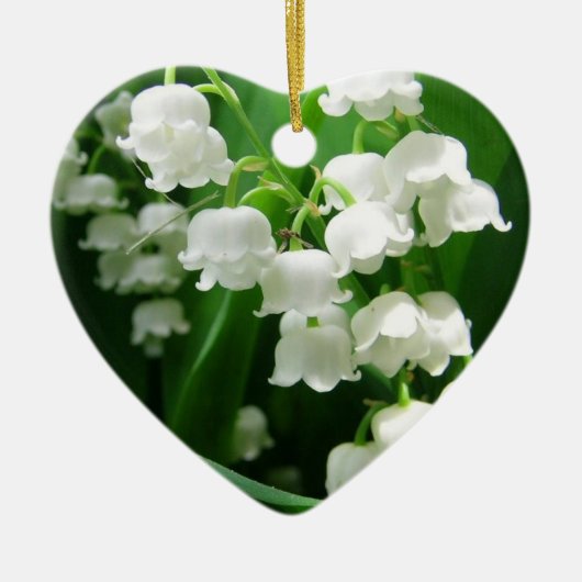 White Lily of the Valley Ornament (Voorkant)