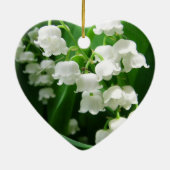 White Lily of the Valley Ornament (Achterkant)