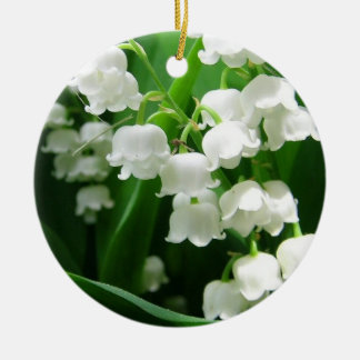 White Lily of the Valley Ornament