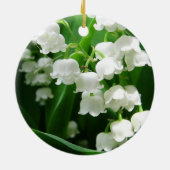 White Lily of the Valley Ornament (Achterkant)