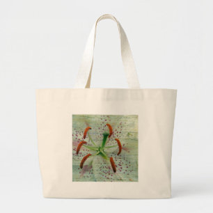 White Lily op de Farmer-markt Grote Tote Bag