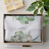  White Lily Pink Rose Bouquet Tissuepapier (Geschenk)