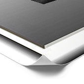 White Lily Selective Color Poster/ Canvas afdrukke Poster (Hoek)