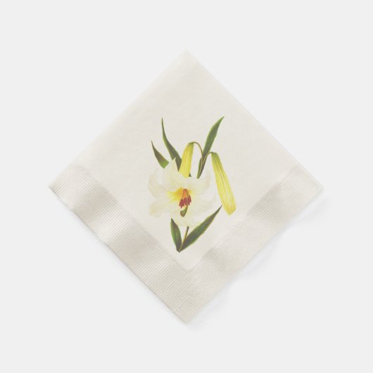 White Lily Servet (Hoek)