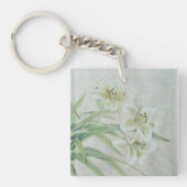 White Lily Sleutelhanger (voorkant)