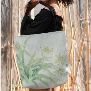 White Lily Tote Bag