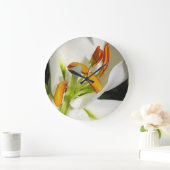White Lily Wall klok (Huis)