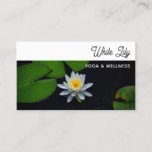 White Lily Yoga & Wellness White Visitekaartje (Voorkant)