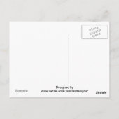 White Limoen Hydrangea Briefkaart (Achterkant)