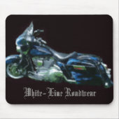 White-Line Mousepad Muismat (Voorkant)