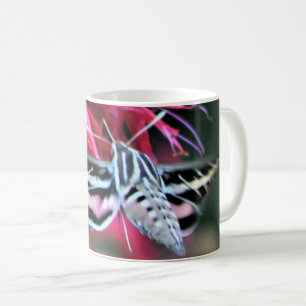 White Lined Sphinx Moth Red Bee Balm Koffiemok