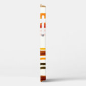 White Lines Pattern. Tekening van de inktpatroon v Case-Mate iPhone Case (Achterkant / Links)
