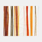 White Lines Pattern. Tekening van de inktpatroon v Fleece Deken (Voorkant (Horizontaal))