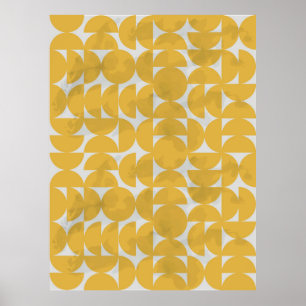 White Lines Pattern. Tekening van de inktpatroon v Poster