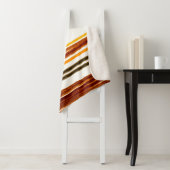 White Lines Pattern. Tekening van de inktpatroon v Sherpa Deken (In situ)