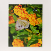 White Ling Butterfly. Legpuzzel (Verticaal)