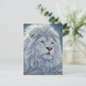 White Lion Briefkaart (Staand voorkant)