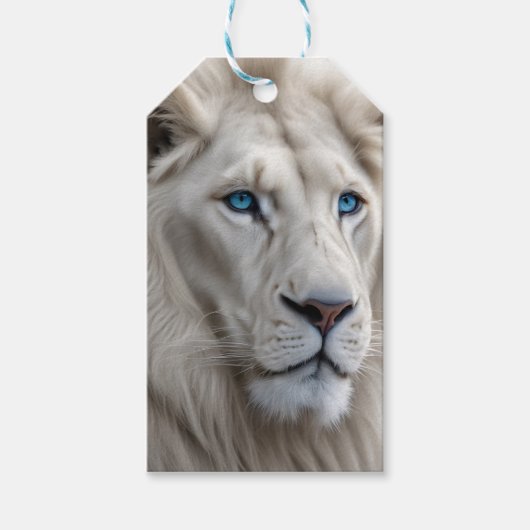 White Lion Cadeaulabel (Voorkant)