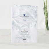 White Lion & Cub on Ice & Snow, Magic Kerstmis - Feestdagen Kaart (Achterkant)