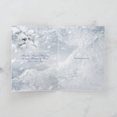 White Lion & Cub on Ice & Snow, Magic Kerstmis - Feestdagen Kaart (Binnen)