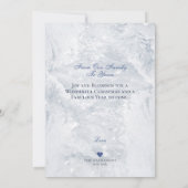 White Lion Father & Son on Snow - Kerstmis - Kaart (Achterkant)