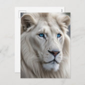 White Lion Feestdagenkaart (Voorkant / Achterkant)