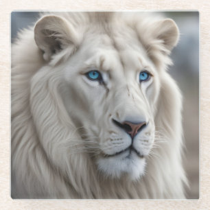 White Lion Glazen Onderzetter