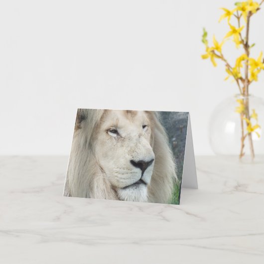 White Lion Kaart (Gele Bloem)