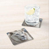 White Lion Kartonnen Onderzetters (Insitu)