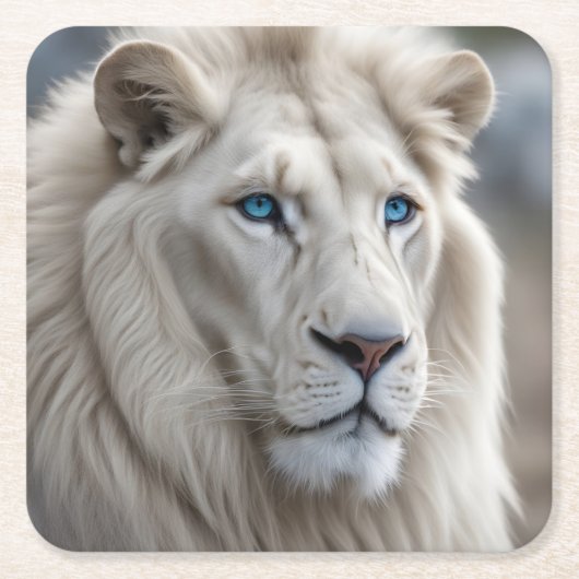 White Lion Kartonnen Onderzetters (Voorkant)