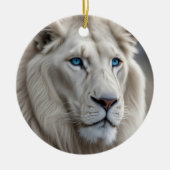 White Lion Keramisch Ornament (Voorkant)