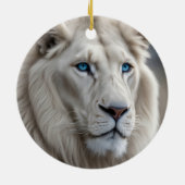 White Lion Keramisch Ornament (Achterkant)