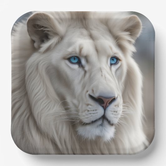 White Lion Papieren Bordje (Voorkant)