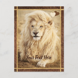 White Lion Photo Custom Briefkaart