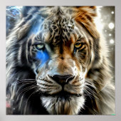 White Lion Poster (Voorkant)