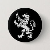 White Lion Rampant - Button (Voorkant)