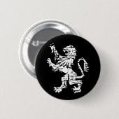 White Lion Rampant - Button (Voorkant /achterkant)