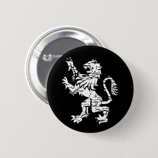 White Lion Rampant - Button (Voorkant /achterkant)